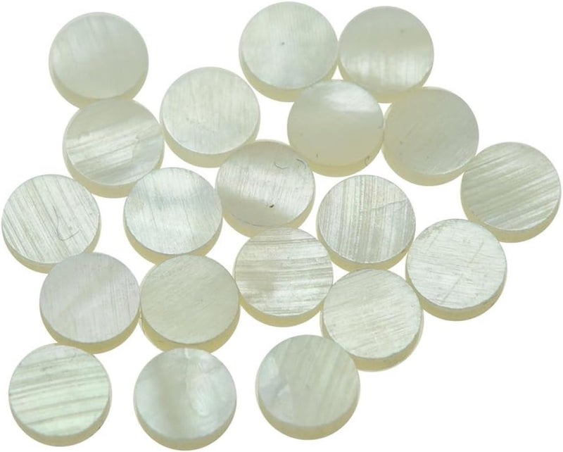 20pcs 4x2mm Natural White Mother of Pearl Shell Inlay Fingerboard Fretboard Dots For Guitar Bass Ukulele
